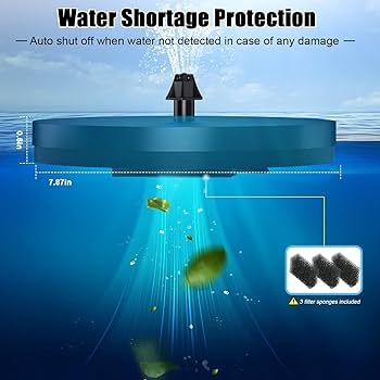 Amazon.com: GAIZERL Solar Bird Bath Fountains Upgraded, 4W