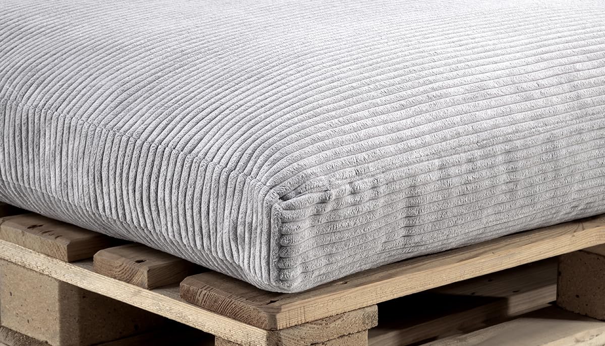 Gutekissen, cuscino per pallet, cuscino per divano da giardino, cuscino per seduta, cuscino per schienale PWL (Cuscino di seduta 120x80, Verde)