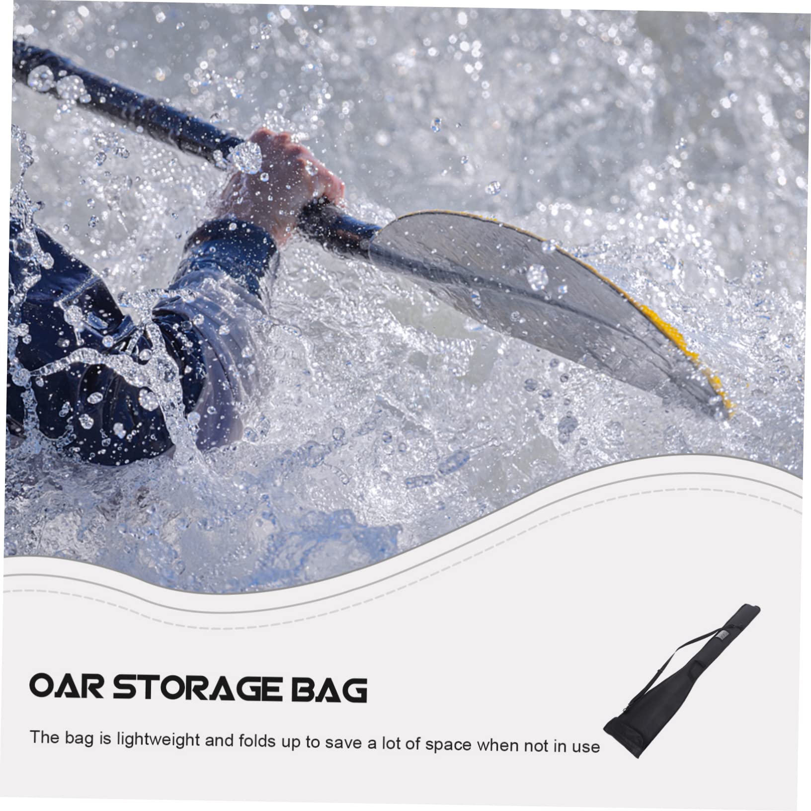 BESTonZON Tragbare Paddeltasche aus Oxfordgewebe mit Kordelzug Luft und Wasserpermeabel zur Aufbewahrung von Doppel Kajakpaddeln Beim Wassersport