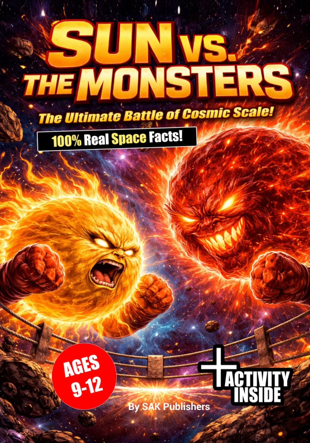 Sun vs. The Monsters: The Ultimate Battle of Cosmic Scale! Real space facts! for age 9-12 (Epic Comparisons: Size, Scale & Science Battles)