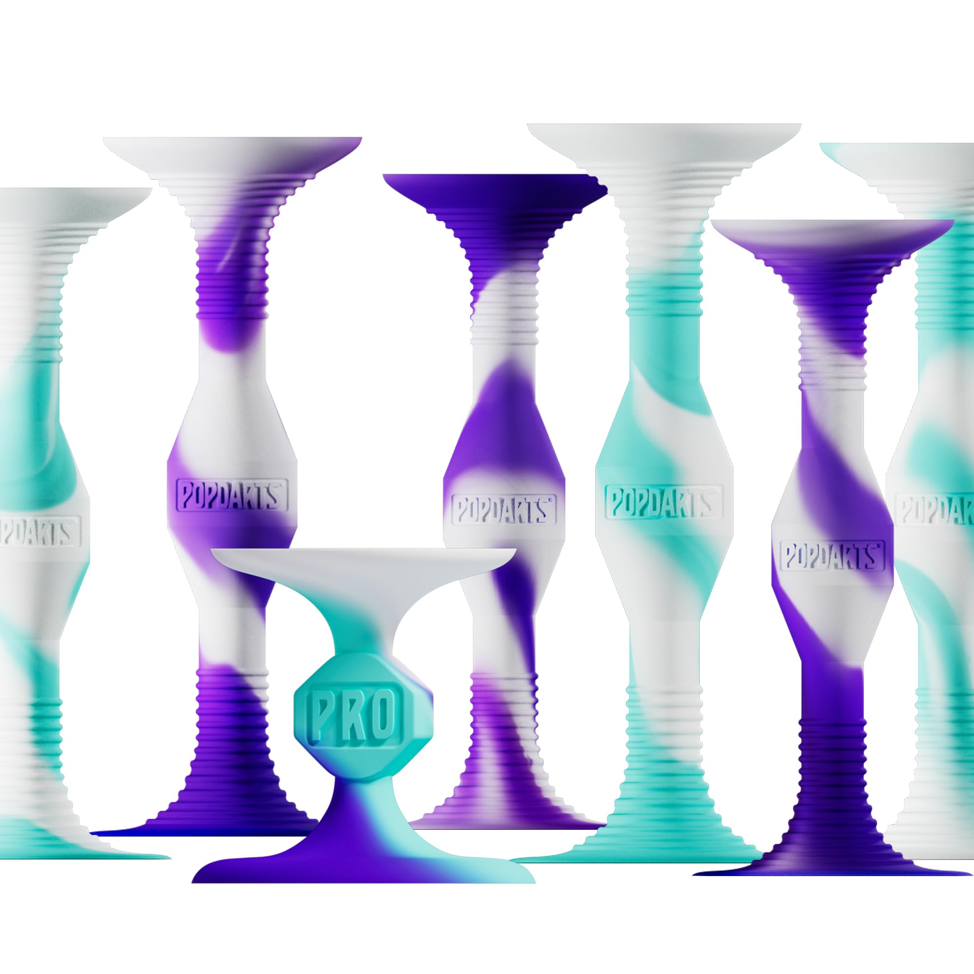 Popdarts PRO Pack Game Set (Retro) - Indoor, Outdoor Suction Cup Throwing Game - Competition with a POP