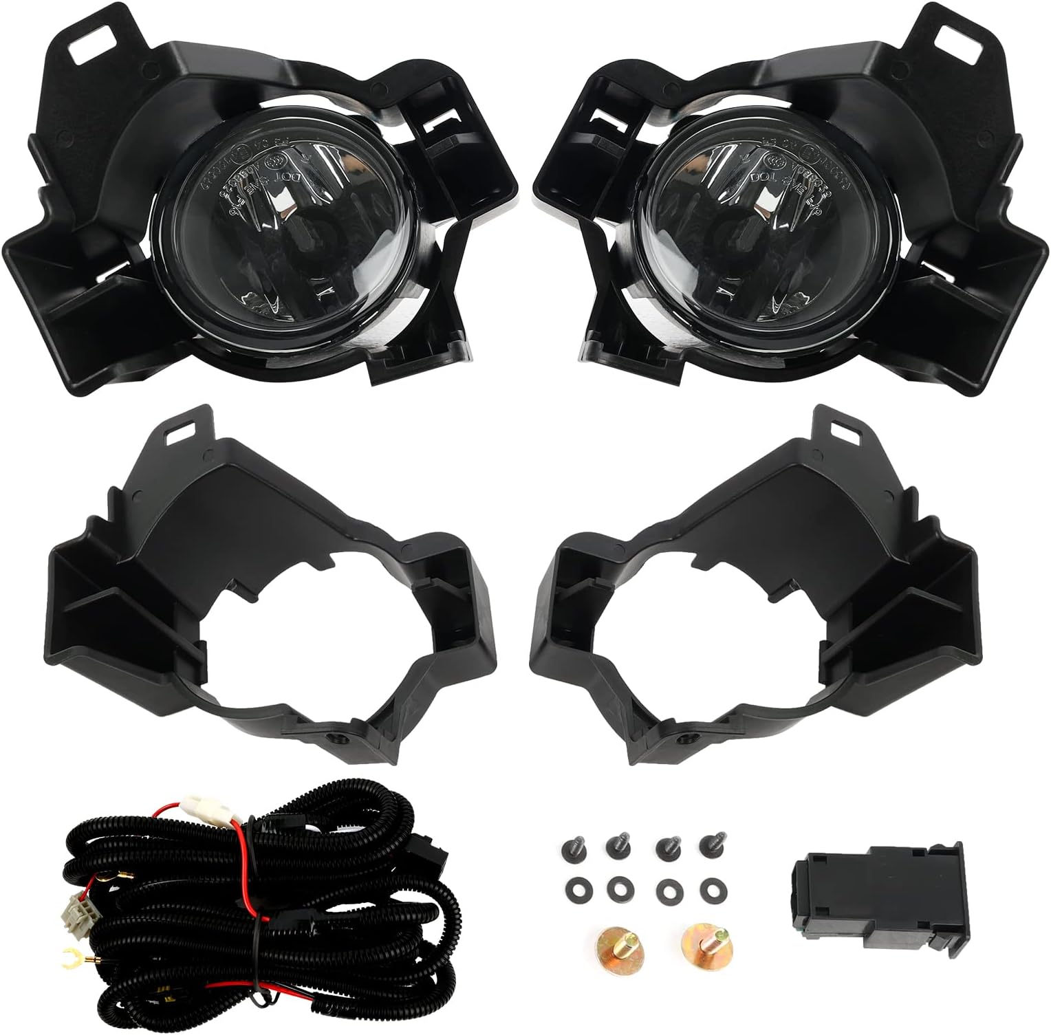 RP Remarkable Power, LED Fog Lights for 2010 2011 2012 Altima 4Dr Sedan Bumper Light with LED Bulbs& Wiring Harness DRL Fog Lamp Kit FL12229