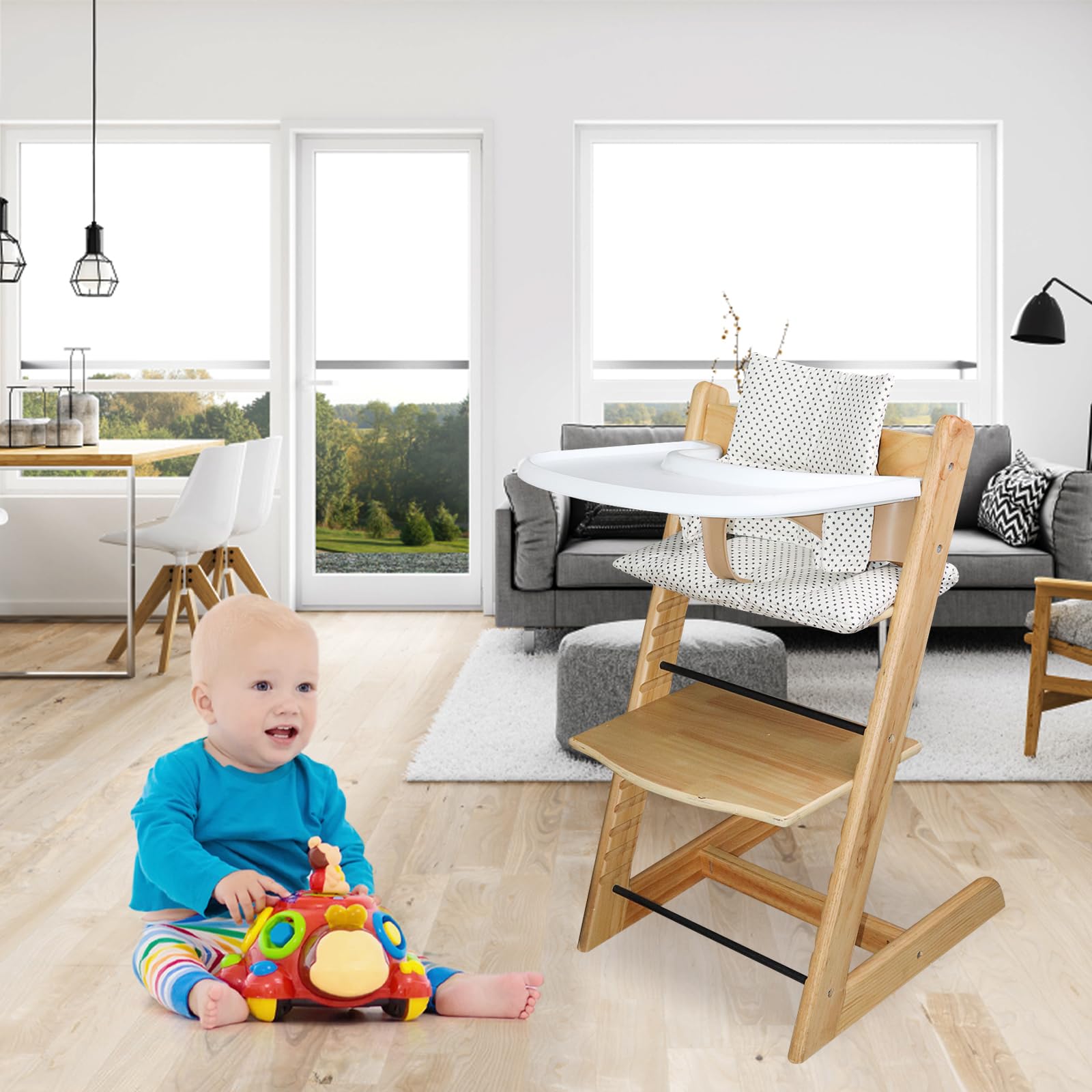 LLHQAMT for High Chair Cushion Soft And Comfortable Baby Seat Cover With Cute Graphics - Image 2