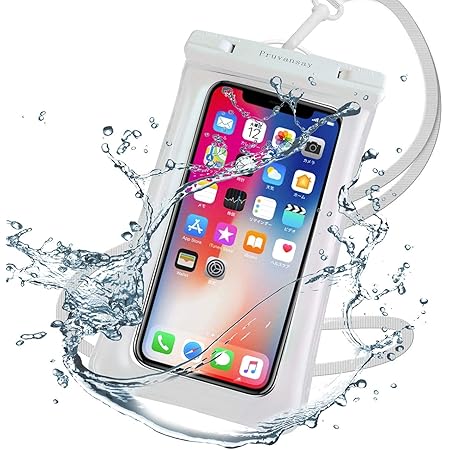 Amazon Co Jp Auwet Iphone Android 対応 スマホ防水ケース フローティング構造 ストラップ付き 指紋 顔認証可 Ipx8 白 家電 カメラ