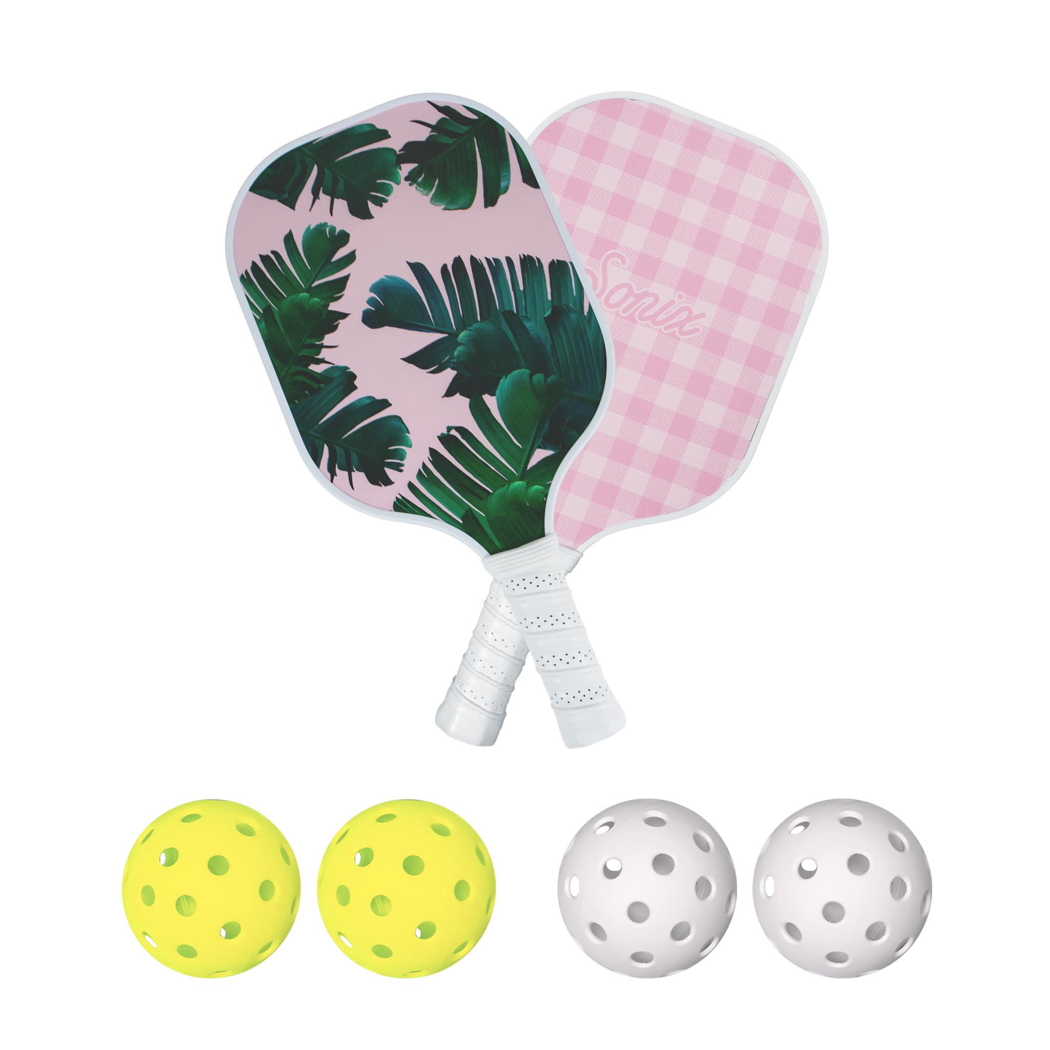Sonix | USAPA Approved | Pickleball Paddles Set of 2 | Fiberglass Surface Pickleball Set with 2 Rackets, 4 Balls, & Bag