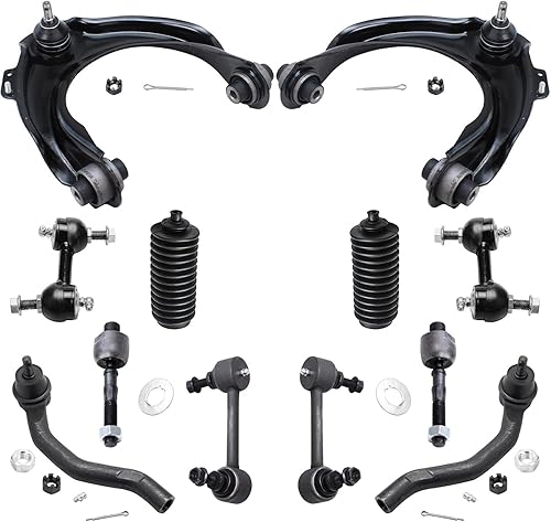 Miniatura 17 de Detroit Axle - Kit de suspensión frontal de 12 piezas para Toyota Corolla 2003 2004 2005 2006 2007 2008, 2 brazos de control inferiores, 2 rótulas