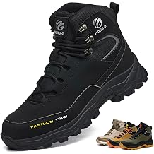 Steel Toe Cap Boots Men Women Non Slip Safety Work Trainers Breathable Work Shoes Lightweight Safety Shoes Puncture Proof Safety Boot
