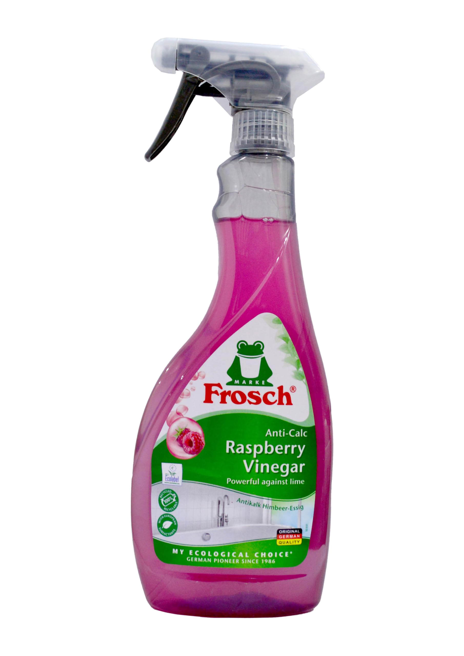 Anti-Limescale Cleaner Raspberry Vinegar 500 ml - Natural and Effective Limescale Removal