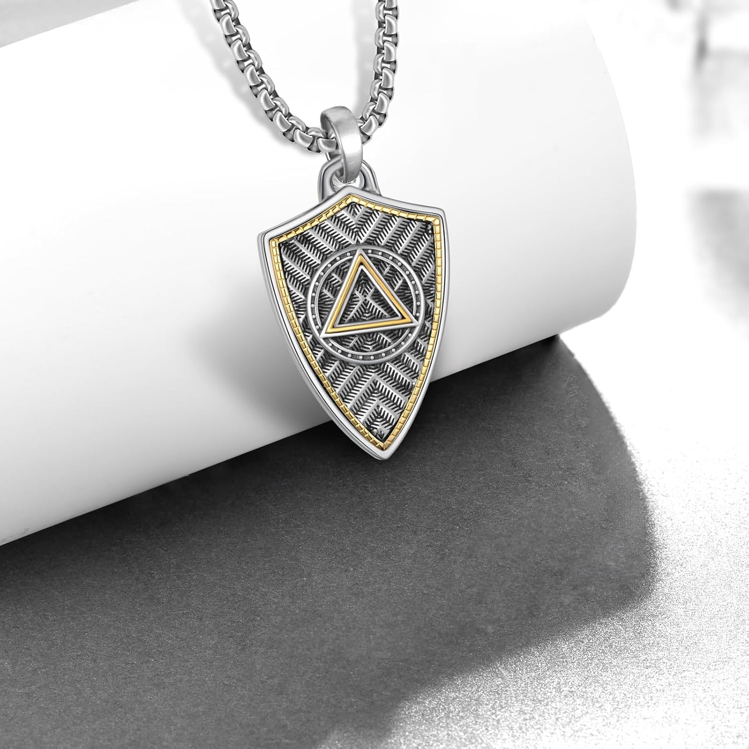 AA Necklace 925 Sterling Silver Sobriety Necklace Alcoholics Anonymous Gifts for Men - Image 2