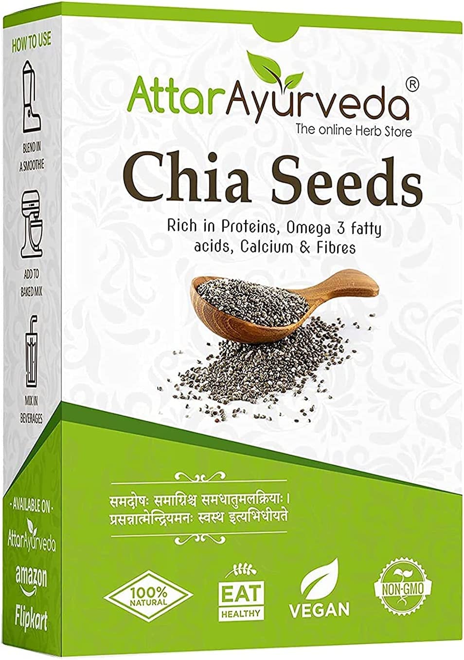 QURA Chia Samen zur Gewichtsabnahme, 1 kg