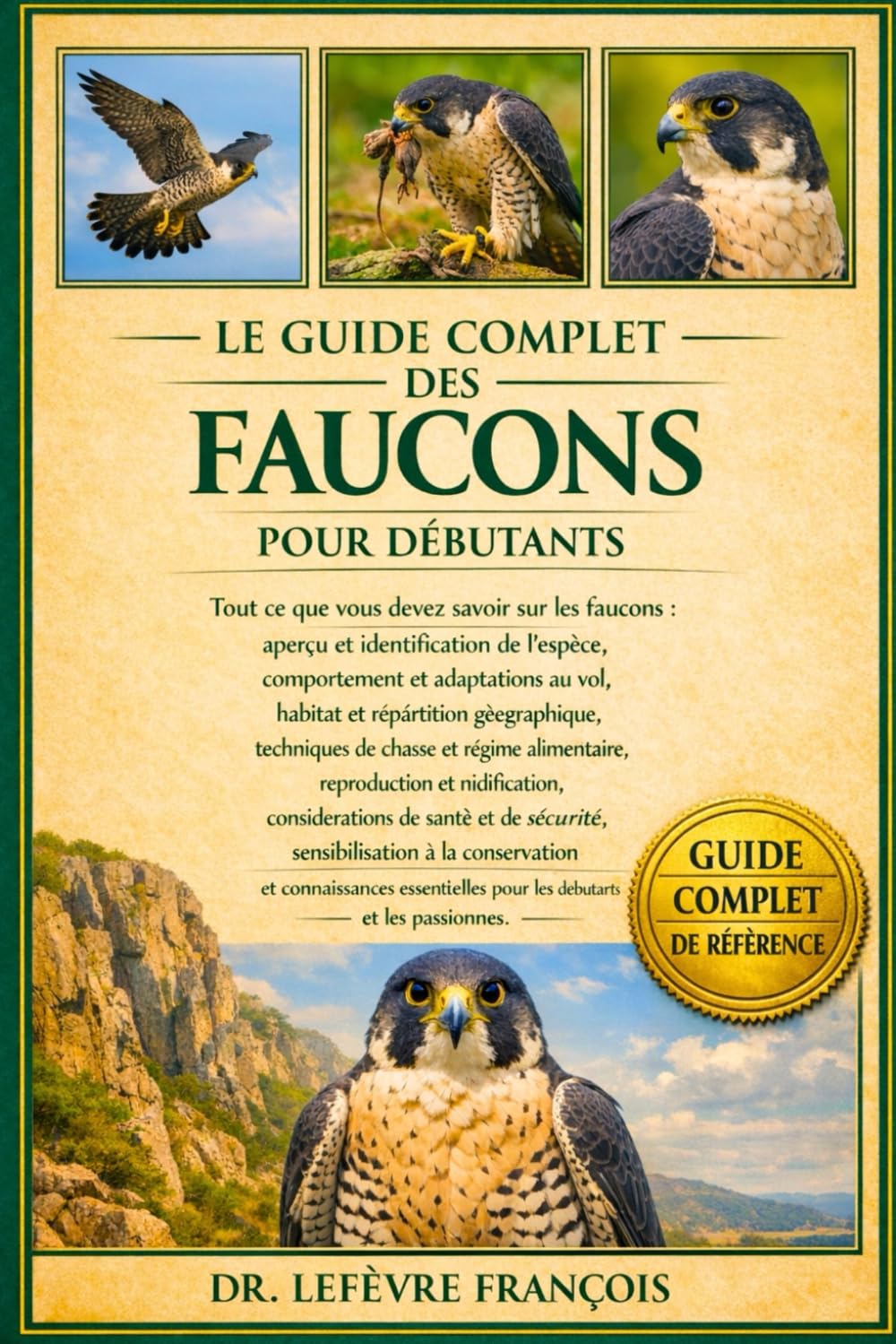 LE GUIDE COMPLET DES FAUCONS POUR DÉBUTANTS: Tout ce que vous devez savoir sur les faucons : aperçu et identification....sensibilisation à la ... pour les débutants et les passionnés.