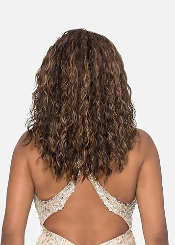 Miniatura 6 de Vivica A. Fox ORLANDO-V Peluca de encaje frontal, nueva fibra sintética Futura en color P2216