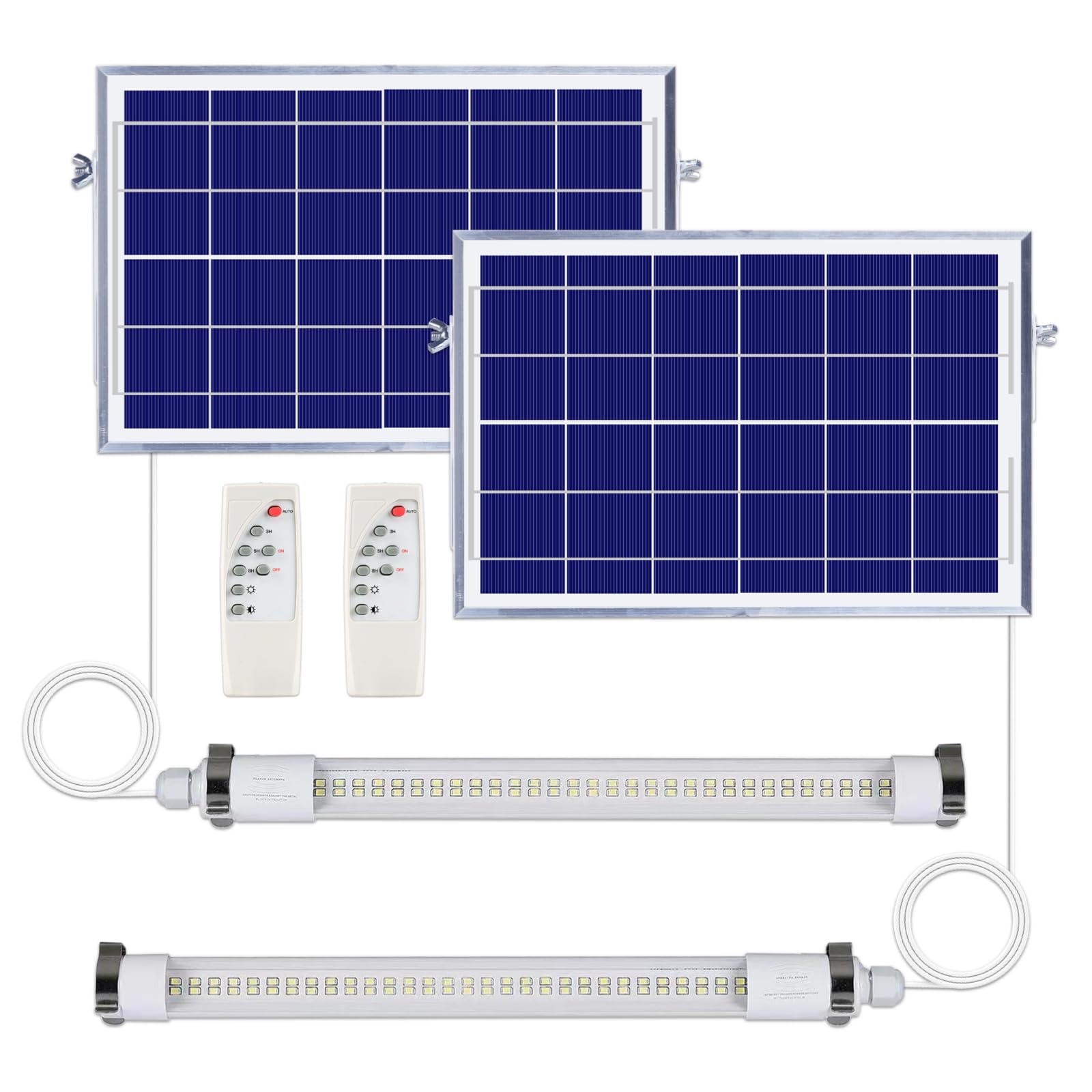 MEIHONG 2 Pack Solar Chicken Coop Lights with Timer