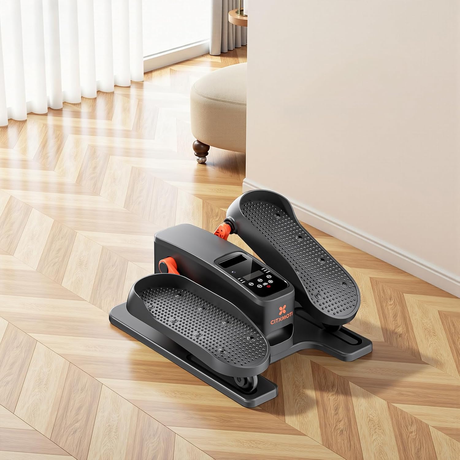 Under Desk Elliptical Machine, Electric Seated Pedal Exerciser with Remote Control & 12 Speeds, Quiet Portable Leg Exercise Machine for Seniors, as Seen on TV for Home and Office Use - Image 8