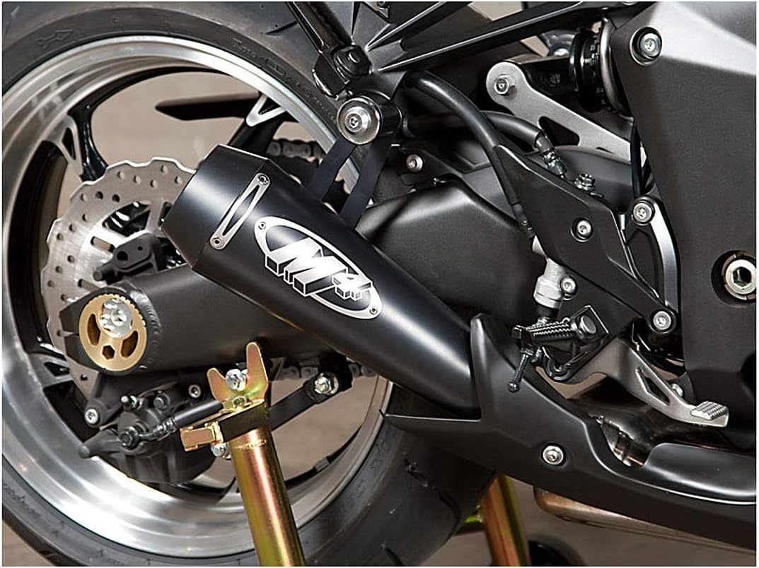 M4 GP Series Slip-On Exhaust (Black) for 10-13 Kawasaki Z1000