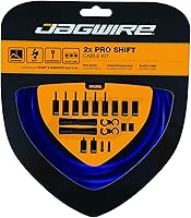 Vista 9 de Jagwire - Kit de cambio universal 2X Pro para carretera, MTN y grava Compatible con engranajes SRAM y Shimano, cables de acero inoxidable