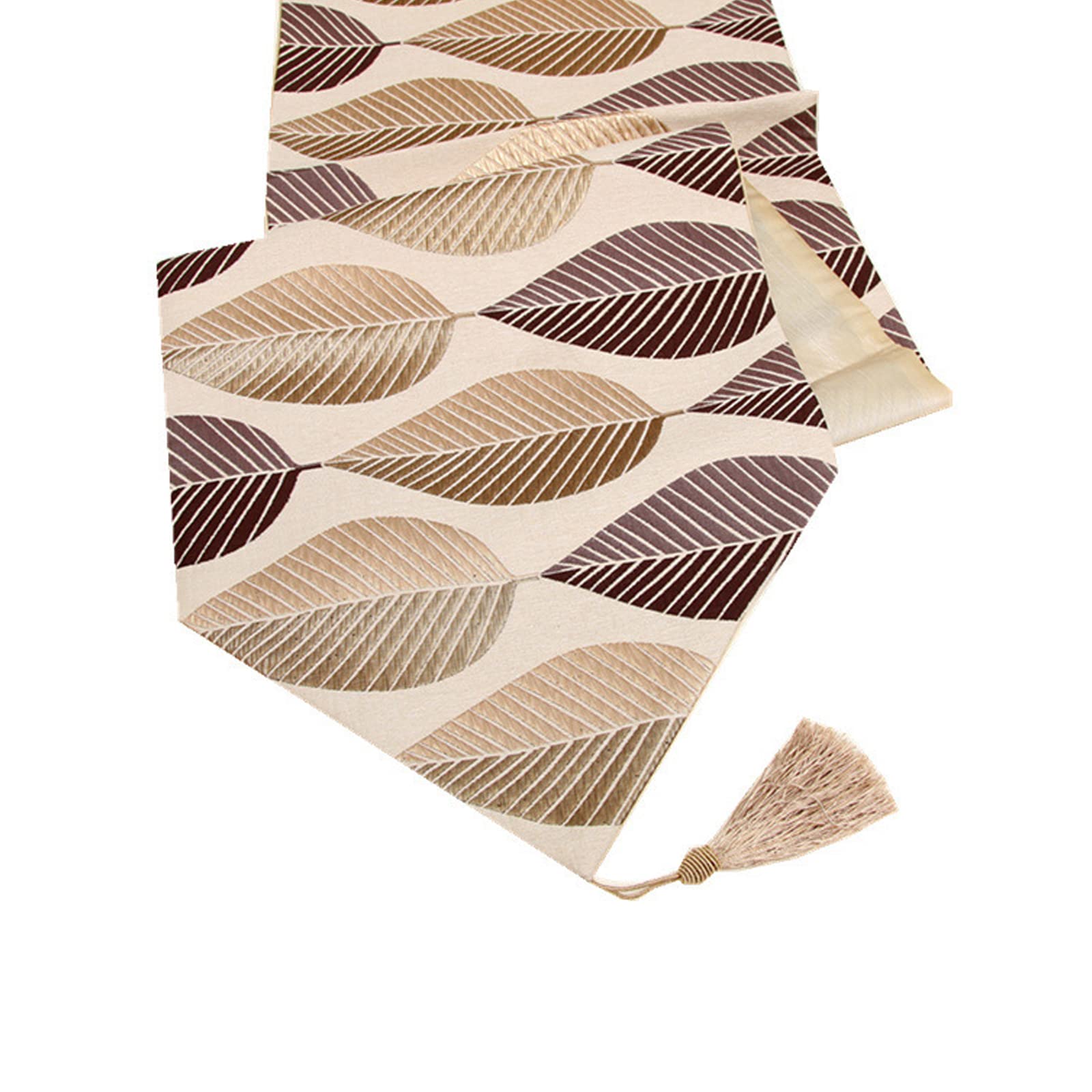 Runner da tavola in poliestere per sala da pranzo, moderno, decorazione da tavolo per matrimoni, vacanze e feste in cucina, 33 x 180 cm, elegante decorazione per la tavola della casa