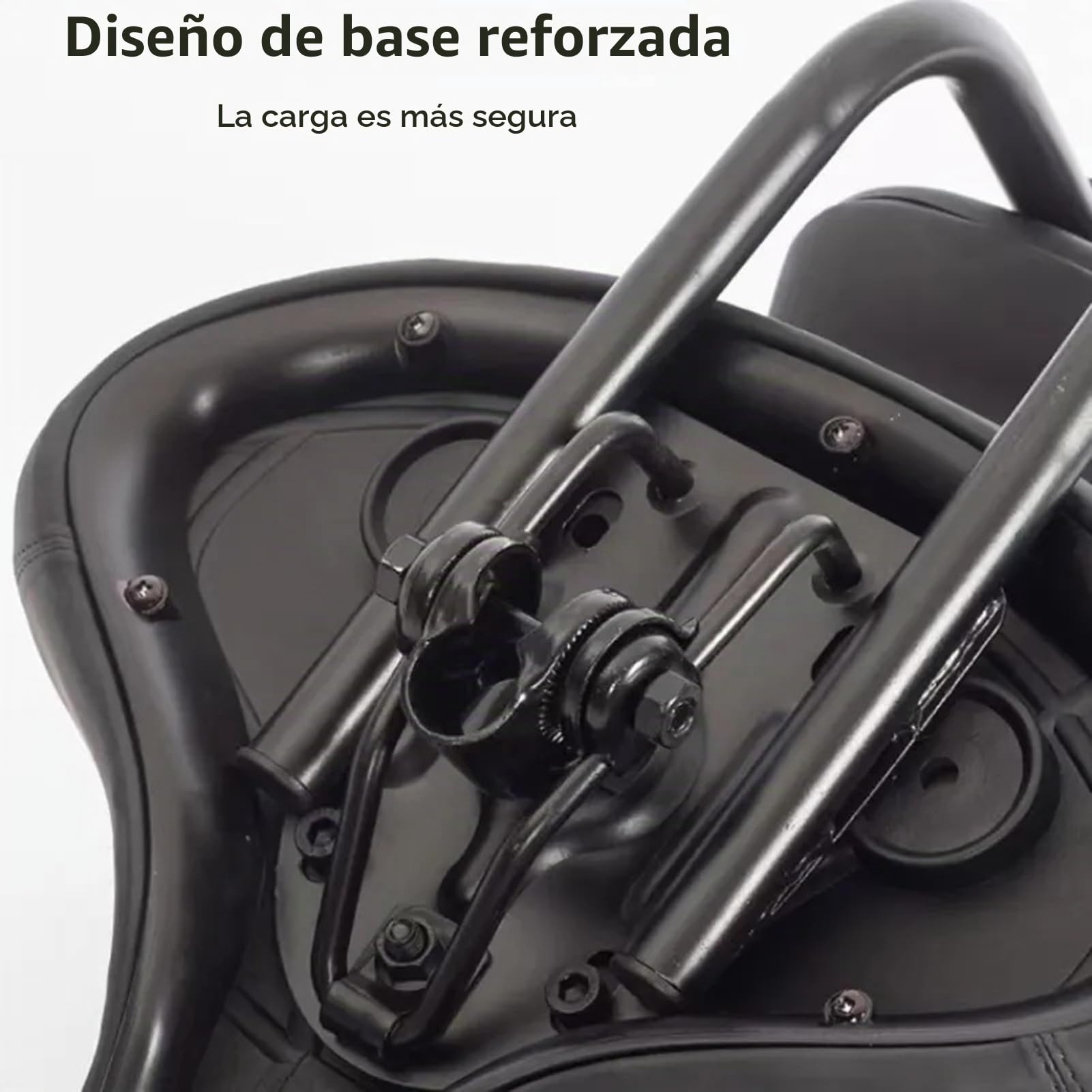 Sillín de asiento de bicicleta con respaldo y espuma viscoelástica que absorbe los golpes para bicicletas de carretera Uozonit