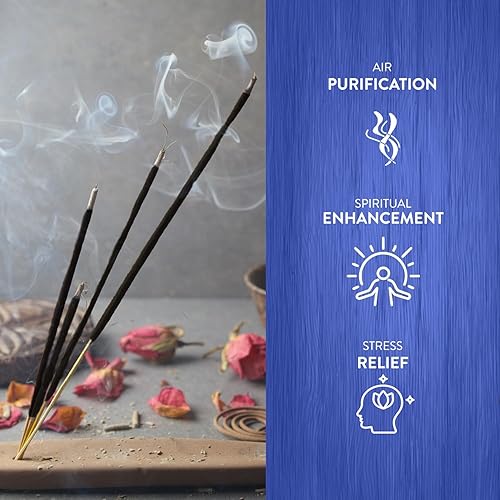 Vista 93 de Hem Varitas de incienso de lavanda – 3.53 oz paquete de 2 (7.05 onzas en total) – Aromaterapia de larga duración para relajación, meditación