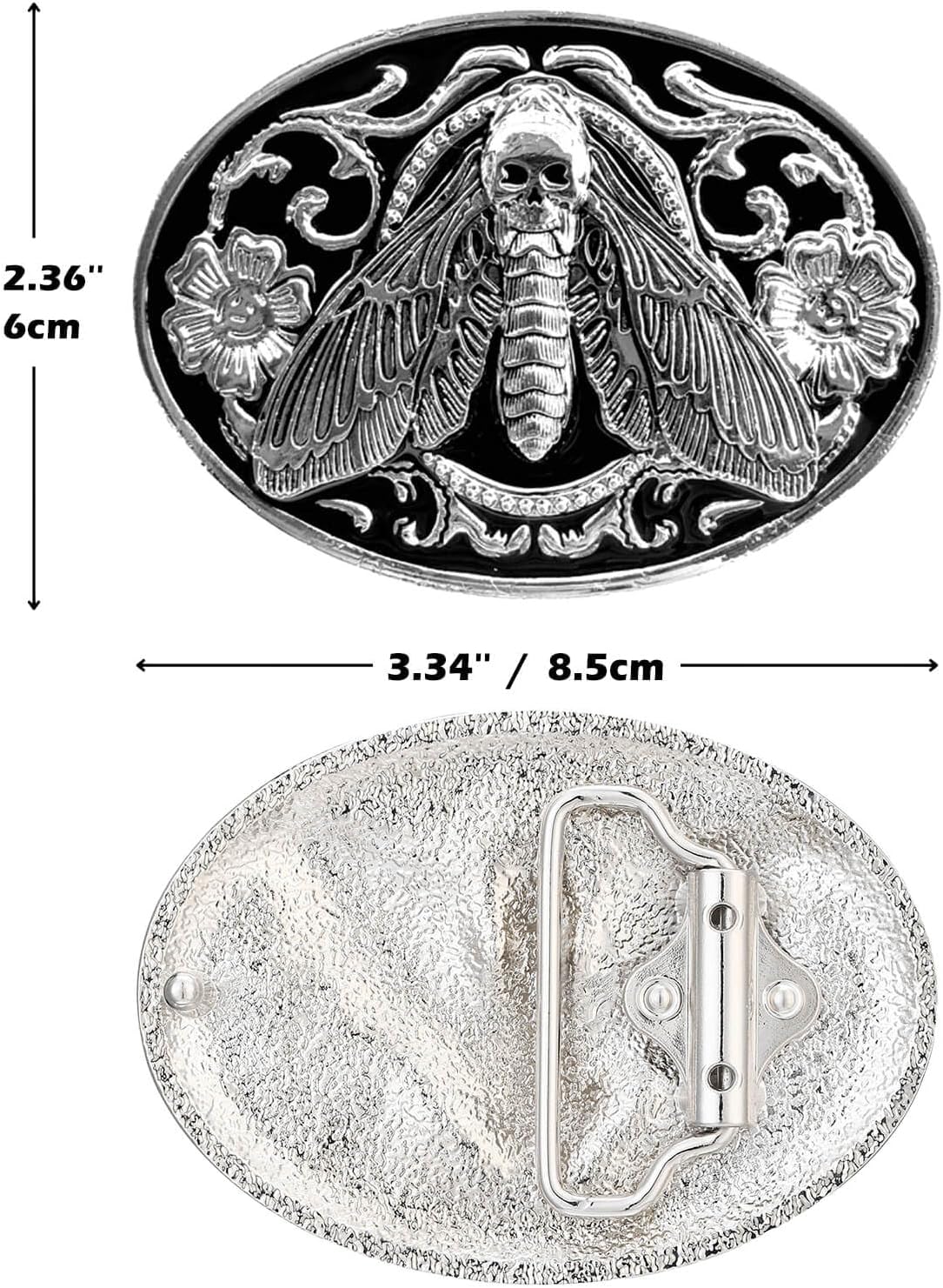 Western Belt Buckle for Men Women Vintage Cowboy Cowgirl Texas Rodeo Poker Belt Buckles - Image 3