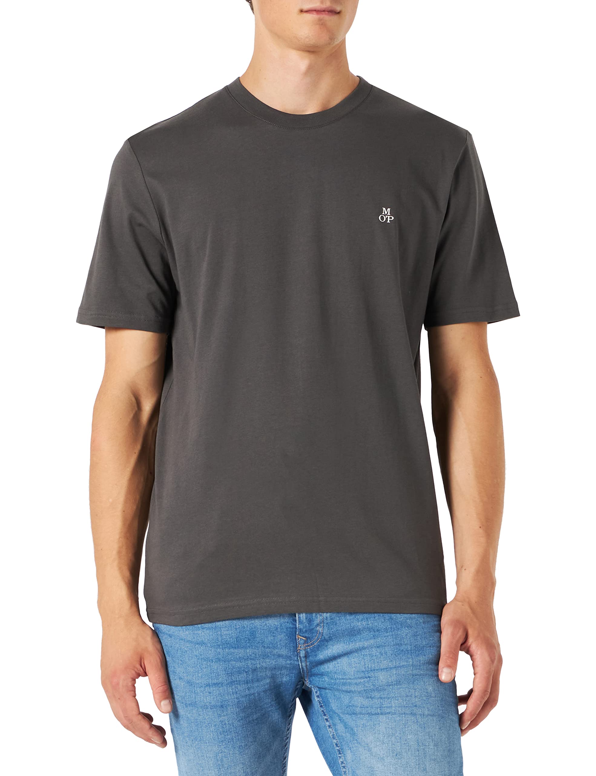 Marc O'Polo Men's B21201251054 T-Shirt, Grey, XXL