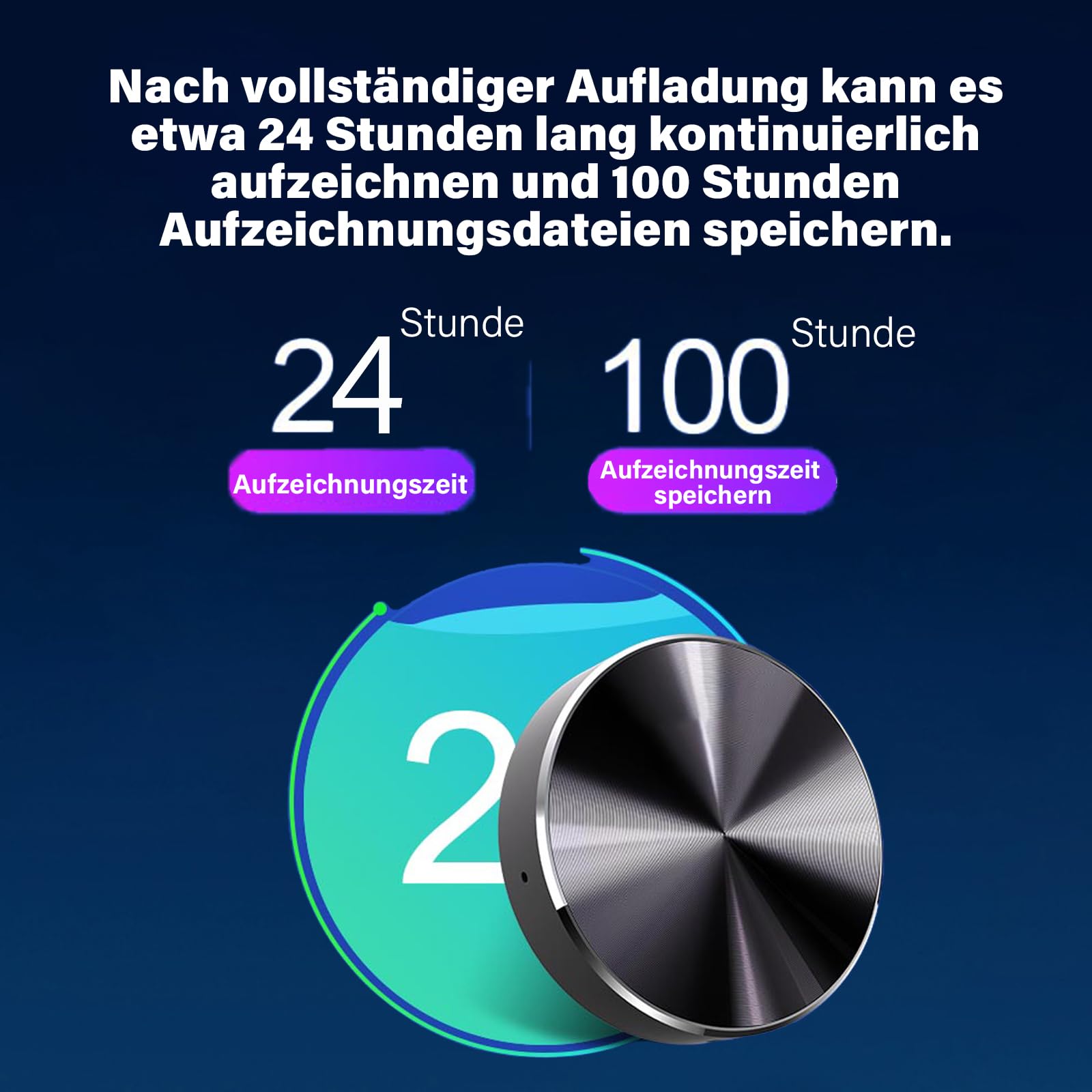 Diktiergerät Mini,Aufnahmegerät Spionage,Spion abhörgerät,Spion digital Voice Recorder