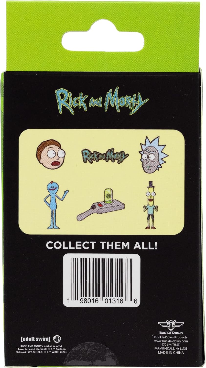 Rick and Morty Mystery Enamel Pin Blind Box Series, Rick, Morty, Mr. Poopybutthole, Mr. Meeseeks, Rick and Morty Title Logo, or a Portal Gun image 4
