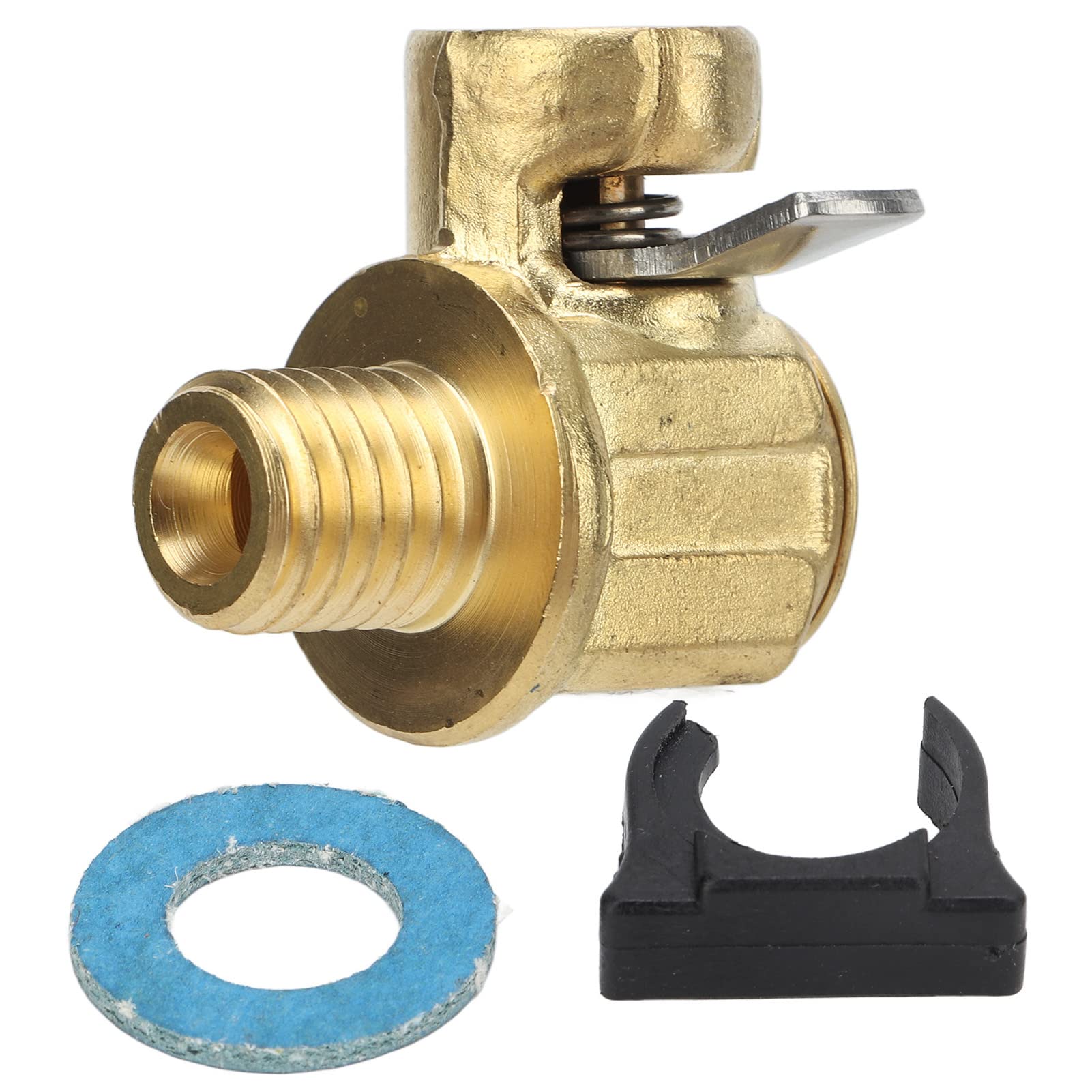 Vanne De Vidange D'huile Moteur Bouchon De Vidange Vanne M12-1.75 Connecteur Rapide En Laiton En Acier Inoxydable Avec Clip à Levier Pour Voitures Camions Légers