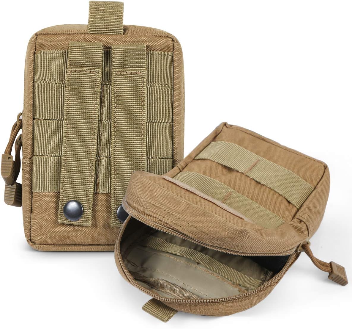 6-Pack Molle Pouch Tactical Molle Pouches Compact Utility EDC Waist Bag Pack image 5