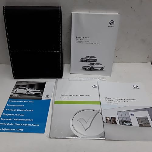 2020 Volkswagen GLI, Jetta Owners Manual Tapa blanda – 1 Enero 2020