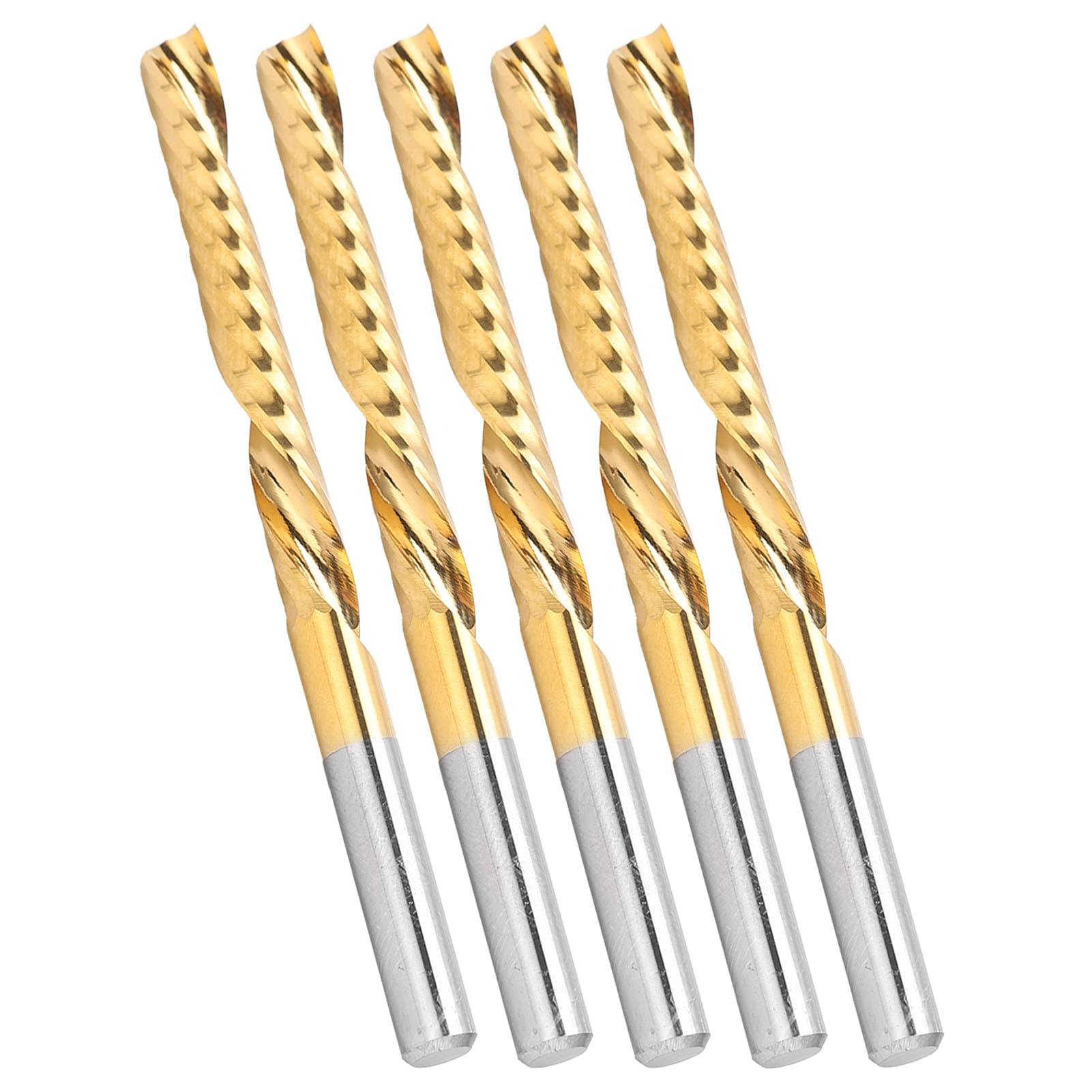 Fafeicy Einzahnfräser, Titanbeschichtung, HSS, 4mm Schneiddurchmesser