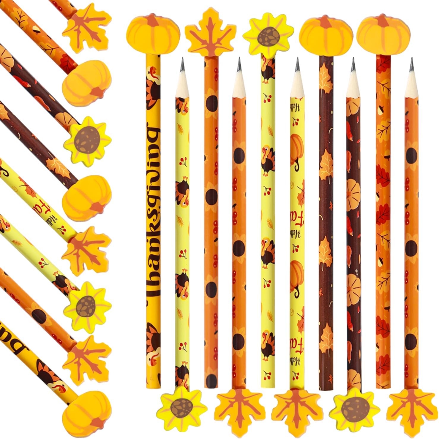 Amazon.com : Fun Express Fall Pencil Assortment (144 bulk pencil set ...