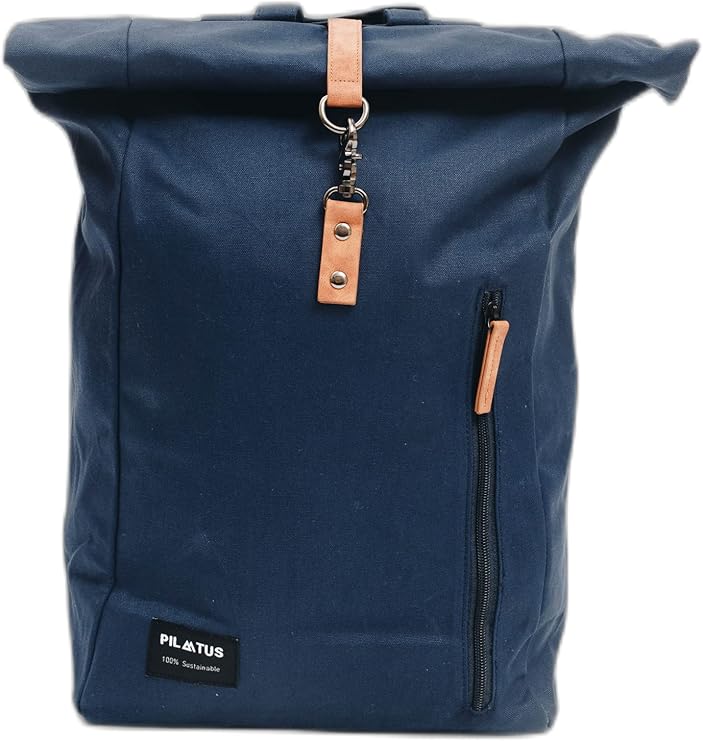 Mochila portátil Pilatus Ecobag azul para laptops de 15.6 pulgadas