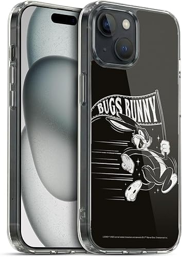 Miniatura 306 de Head Case Designs Funda de gel suave con licencia oficial de Looney Tunes Retro Bugs Bunny compatible con Apple iPhone 11 Pro Max Retro,Blanco y
