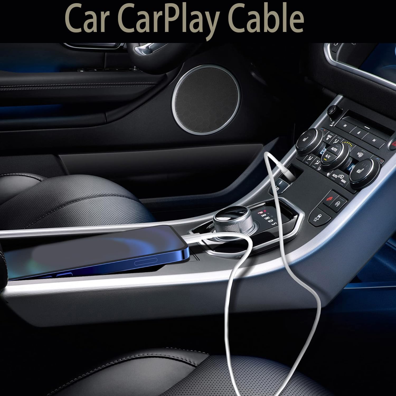 Foxsake USB A to USB C Braided Charging Cable, Fast Charge & Data Sync Cord for Apple CarPlay and Android Auto, iPhone 17/16/15 Pro Max, iPad, Samsung, Google Pixel, Durable Nylon Woven, White, 1m — view 2