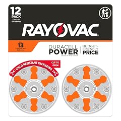 RAYOVAC Size 13 Hearing Aid Batteries 12 Pack