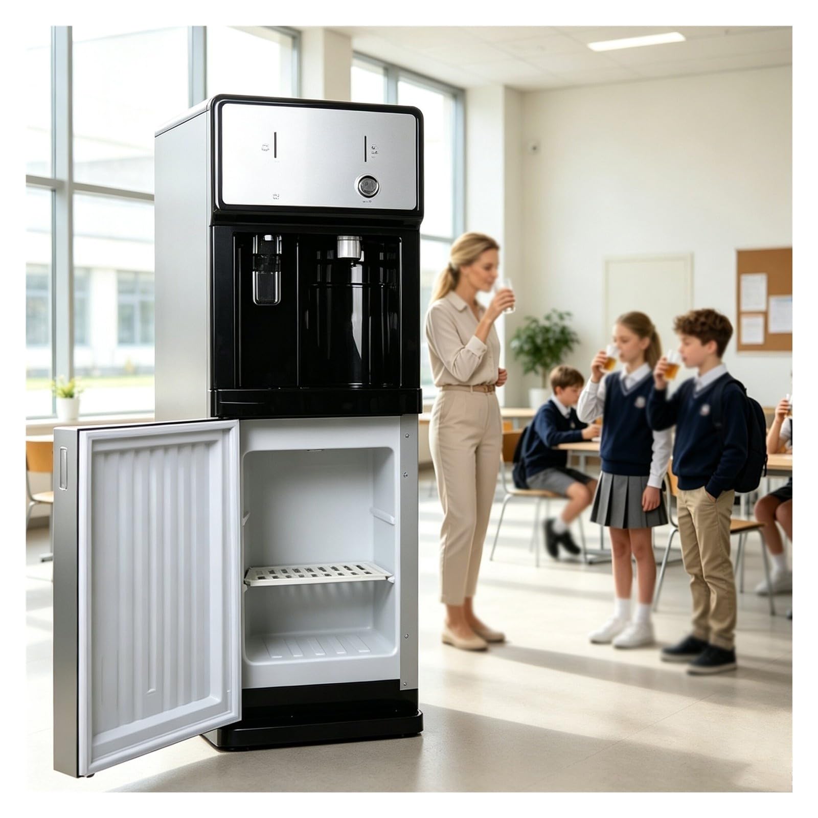 Erogatori Acqua Ufficio Dispenser Modello A Pavimento Professionale