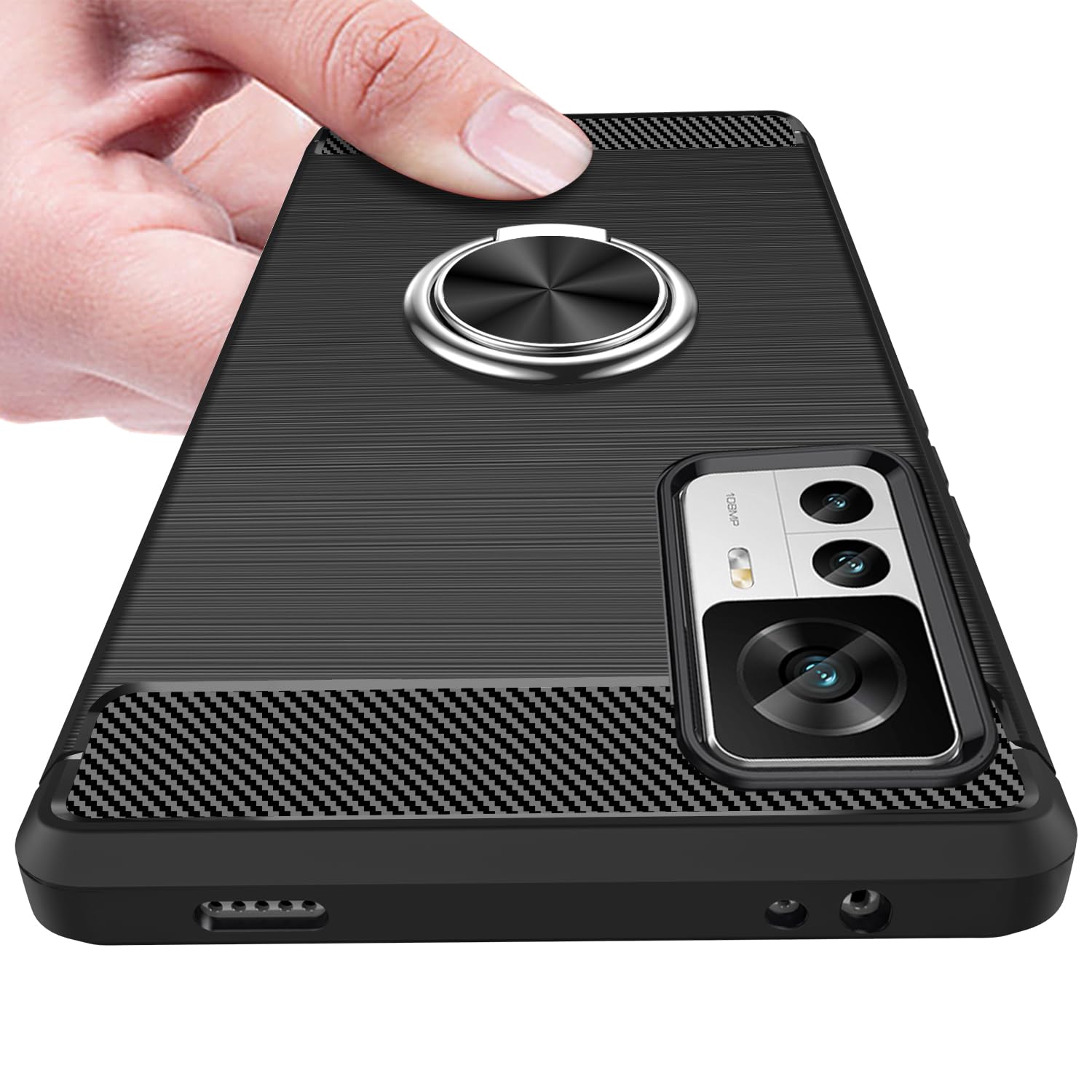 Amazon.co.jp: Xiaomi 12T/12T Pro 用ケース リング付き TPU