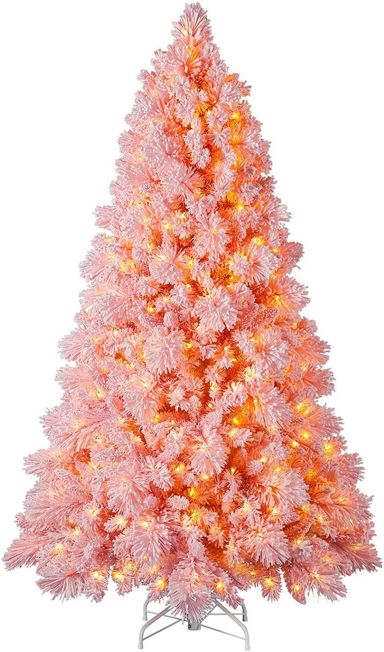 Home Heritage Snowdrift 6.5 Foot Pine PreLit Artificial