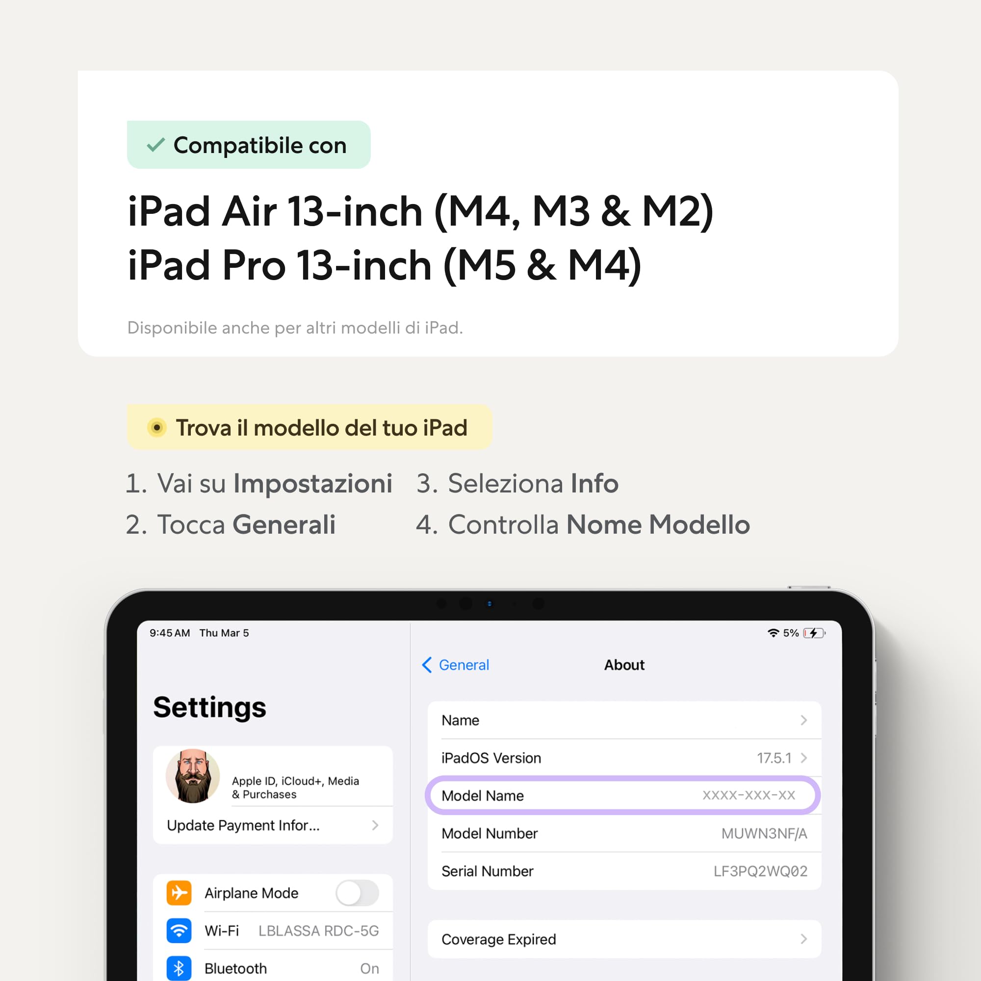Paperlike® 3 Proteggi Schermo per iPad Air 13 pollici M4 M3 M2 & iPad Pro 13 pollici M5 M4 – Vera Sensazione Carta, Installazione Anti-bolle, Protegge Punta Pencil