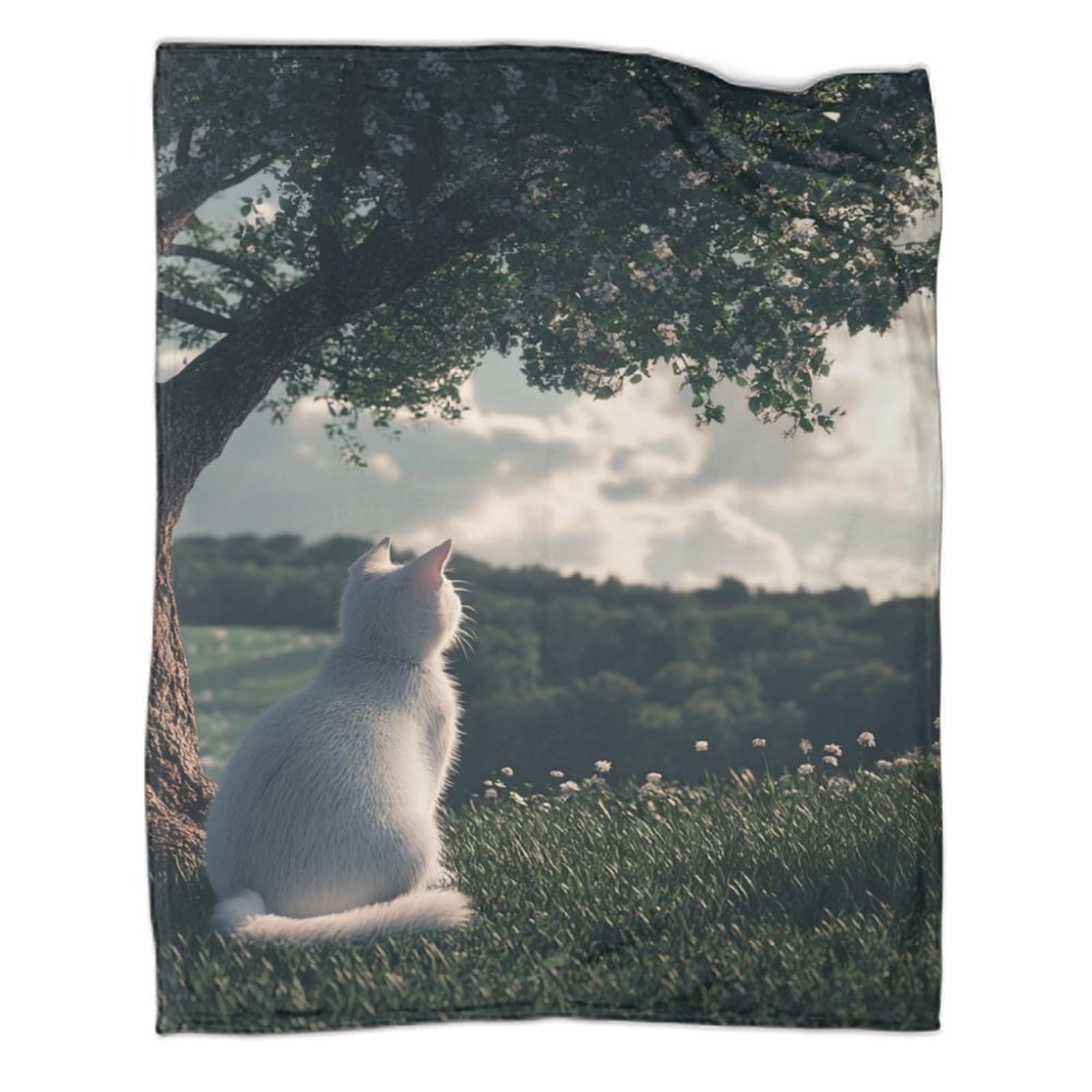 Couverture pour chat douce et chaude plaid flanelle grand canapé adulte ado lit 180x200cm imprimé 3D