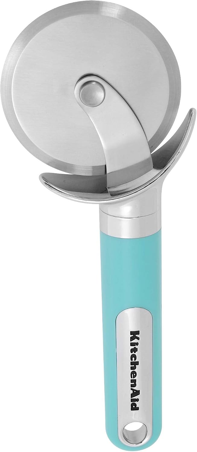 KitchenAid Classic Pizza Wheel, Aqua Sky, 8.85-Inch -