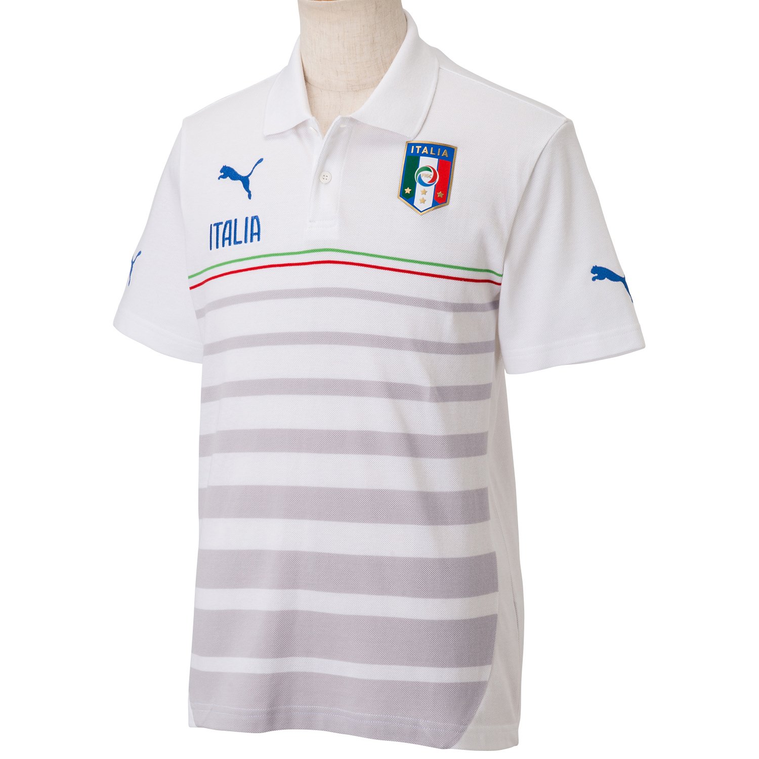 Figc Italia Leisure Hooped Mens Polo Shirt Desertcart Seychelles