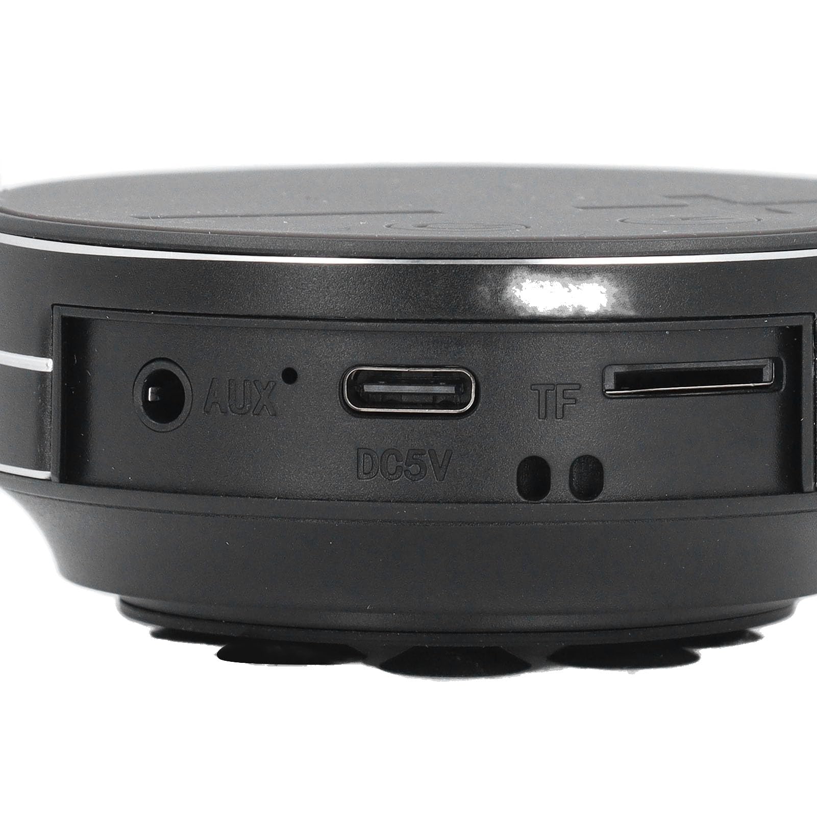 Yunseity Altavoz Impermeable de la Conducción ósea, Vivienda de Aluminio del Altavoz Estéreo de la Conducción ósea para el Hogar (Black)