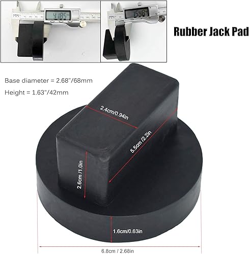 Miniatura 5 de Almohadilla de Goma para Gato de Coche Adaptador de Marco con Ranura para Piso para Mercedes S CLK A M SLK B C E S GLC Disco de Gato Almohadilla