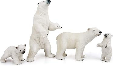 plastic polar bear figurines