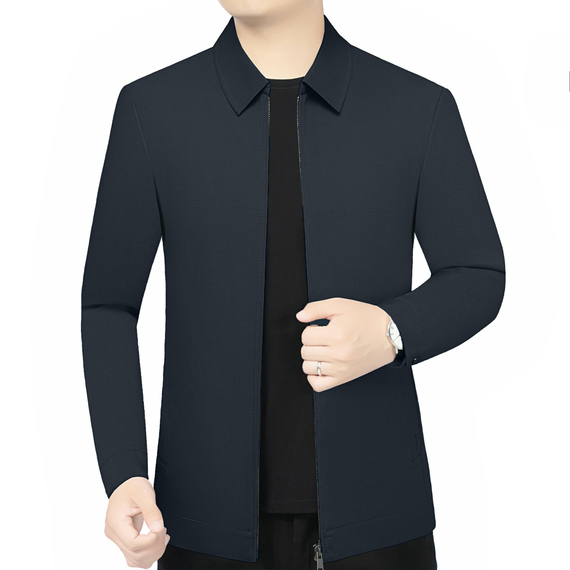 Giacca da uomo primavera autunno colletto alto medievale classico confortevole casual