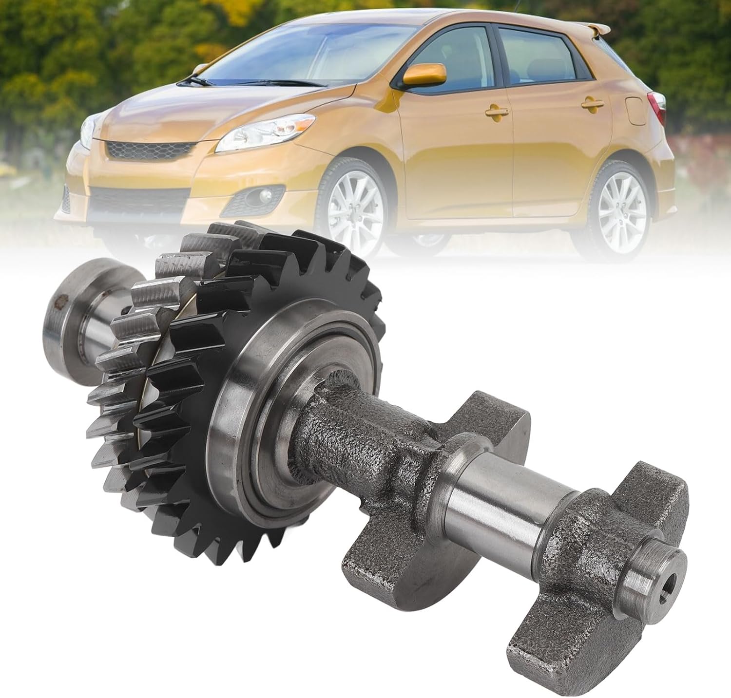 Yosoo 1360128021, Balance Shaft Sub Assy Vibration Reduction Engine Balance Shaft for HS250h Solara tC xB with Metal Material