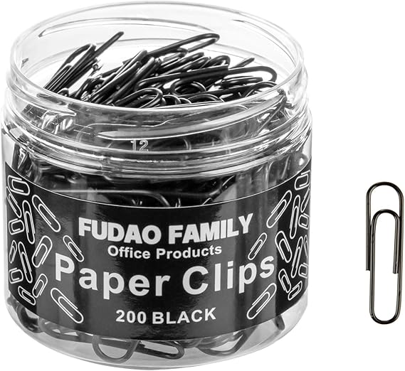 Small Paper Clips, 1.1 Inch Paper Clip, 200 pcs Paperclips
