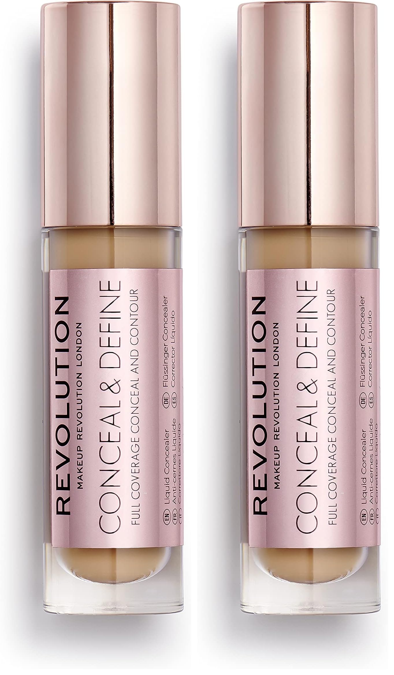 Revolution Conceal & Define Concealer, Lightweight, Long-Lasting, Full Coverage Face Makeup, C0.1, 4g — view 7